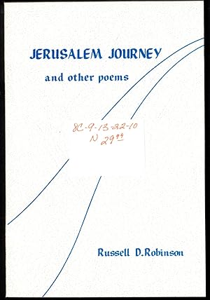 Seller image for Jerusalem Journey and other poems for sale by Mom's Resale and Books