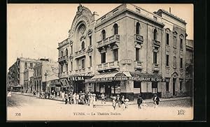 Ansichtskarte Tunis, Le Théâtre Italien