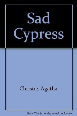 Imagen del vendedor de Sad Cypress a la venta por WeBuyBooks