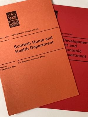 Government Publications. Sectional List No 65: Scottish Development Department and Scottish Econo...