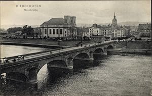 Ansichtskarte / Postkarte Thionville Diedenhofen Lothringen Moselle, Moselbrücke