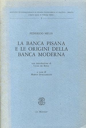 Bild des Verkufers fr La Banca Pisana e le origini della banca moderna zum Verkauf von Bloody Bulga