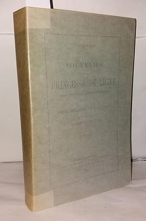 Souvenirs de la princesse de Ligne née princesse Lubomirska -pages détachées de ses cahiers et pu...