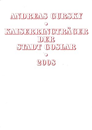 Bild des Verkufers fr Kaiserringtrger der Stadt Goslar 2003 zum Verkauf von Galerie Buchholz OHG (Antiquariat)