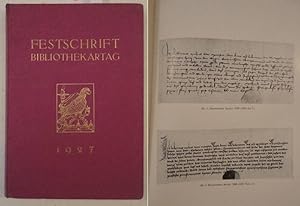 Festschrift zur 23. Versammlung deutscher Bibliothekare in Dortmund * s i g n i e r t