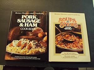 Seller image for 2 Better Homes Gardens Cookbooks hc Soups Salads, Pork,Sausage,Ham for sale by Joseph M Zunno