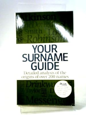 Seller image for Your Surname Guide for sale by World of Rare Books