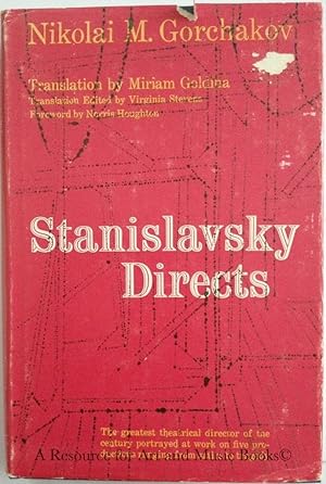 Imagen del vendedor de Stanislavsky Directs a la venta por Resource for Art and Music Books 