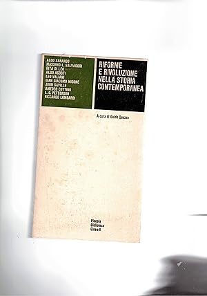 Seller image for Riforme e rivoluzione nella storia contemporanea. Coll. PBE. for sale by Libreria Gull