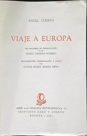 Imagen del vendedor de Viaje a Europa a la venta por Librodifaccia