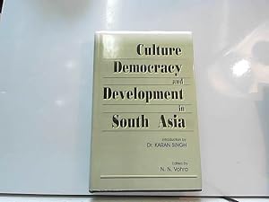 Bild des Verkufers fr Culture, Democracy and Development in South Asia zum Verkauf von JLG_livres anciens et modernes