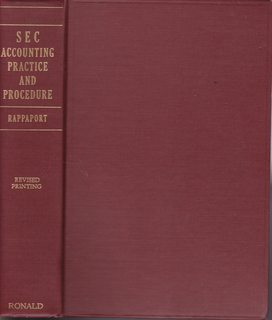 SEC accounting practice and procedure