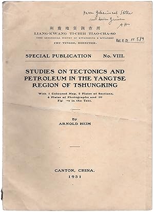 Studies on Tectonics and Petroleum in the Yangtse Region of Tshungking.