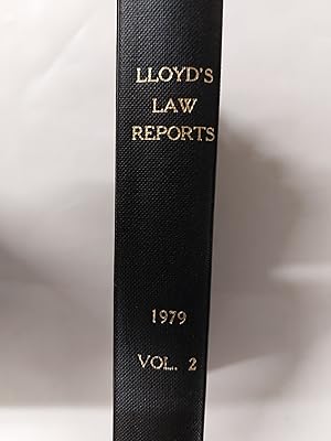 Bild des Verkufers fr Lloyd's Law Reports 1979 Volume 2 zum Verkauf von Cambridge Rare Books