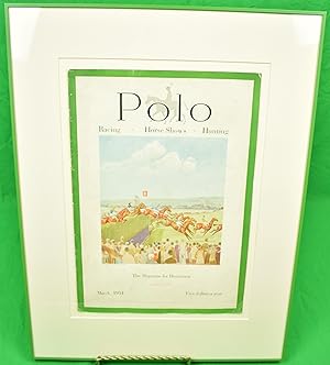 Polo Magazine Cover March, 1934 w/ the Grand National at Aintree by Paul Brown