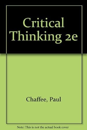 Imagen del vendedor de Critical Thinking 2e a la venta por WeBuyBooks