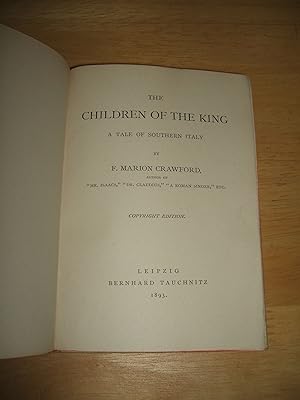 The Children of the King A Tale of Southern Italy
