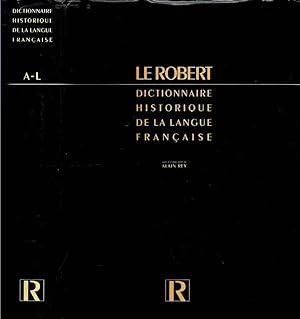 Bild des Verkufers fr Dictionnaire historique de la langue franaise zum Verkauf von La Bouquinerie