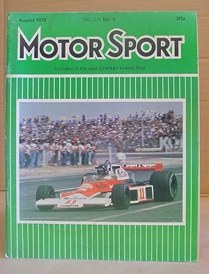 Motor Sport Incorporating Speed And The Brooklands Gazette - Volume LII [ 52 ] N°8 August 1976