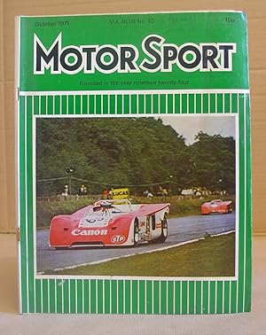 Bild des Verkufers fr Motor Sport Incorporating Speed And The Brooklands Gazette - Volume XLVII [ 47 ] N10 October 1971 zum Verkauf von Eastleach Books