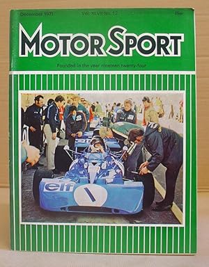 Bild des Verkufers fr Motor Sport Incorporating Speed And The Brooklands Gazette - Volume XLVII [ 47 ] N12 December 1971 zum Verkauf von Eastleach Books