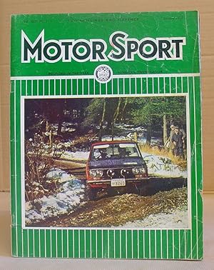 Bild des Verkufers fr Motor Sport Incorporating Speed And The Brooklands Gazette - Volume XLVI [ 46 ] N1 January 1970 zum Verkauf von Eastleach Books