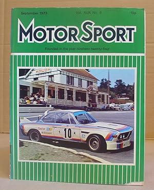Bild des Verkufers fr Motor Sport Incorporating Speed And The Brooklands Gazette - Volume XLIX [ 49 ] N9 September 1973 zum Verkauf von Eastleach Books