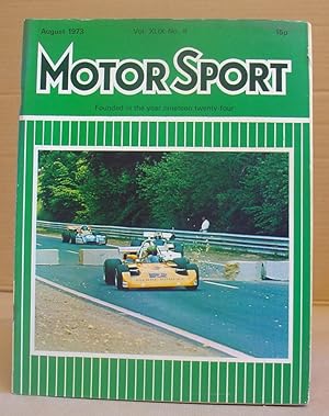 Bild des Verkufers fr Motor Sport Incorporating Speed And The Brooklands Gazette - Volume XLIX [ 49 ] N8 August 1973 zum Verkauf von Eastleach Books