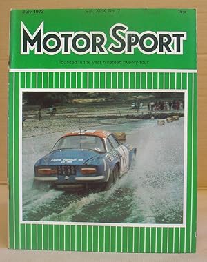 Bild des Verkufers fr Motor Sport Incorporating Speed And The Brooklands Gazette - Volume XLIX [ 49 ] N7 July 1973 zum Verkauf von Eastleach Books