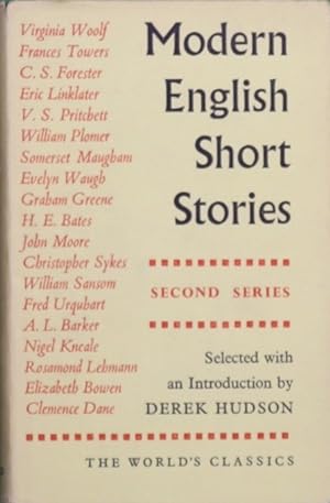 Imagen del vendedor de Modern English Short Stories: Second Series a la venta por Librera Alonso Quijano