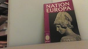 Bild des Verkufers fr Nation Europa. III. Jahrgang 1953 Heft 11. zum Verkauf von Antiquariat Uwe Berg