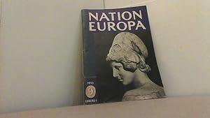 Bild des Verkufers fr Nation Europa. III. Jahrgang 1953, Heft 9. zum Verkauf von Antiquariat Uwe Berg