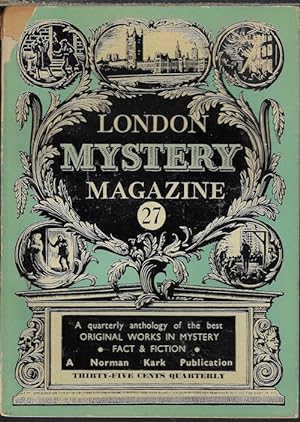 Bild des Verkufers fr LONDON MYSTERY Magazine: Number Twenty-Seven (27) December, Dec. 1955 zum Verkauf von Books from the Crypt