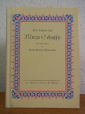 Seller image for Die Lieder des Mirza-Schaffy for sale by Antiquariat Weber