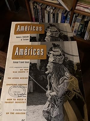 Bild des Verkufers fr Americas (magazine) . January, 1956. vol. 8, No. 1 (and Febrero, 1956. The Spanish language version) zum Verkauf von Erik Hanson Books and Ephemera