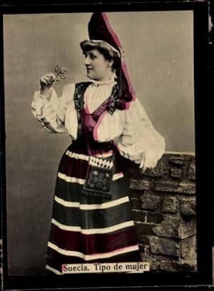 Foto Schweden, Tipo de mujer, Frau in Volkstracht - Alrededor del Mundo, Obsequio de Susini