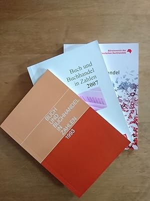 Buch und Buchhandel in Zahlen - 3 Bände (Jahrgang 1993, 2007 und 2014)