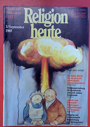Bild des Verkufers fr Religion heute. 3/September 1985 zum Verkauf von biblion2