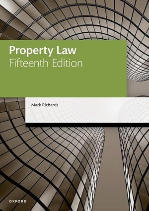 Bild des Verkufers fr Property Law zum Verkauf von moluna