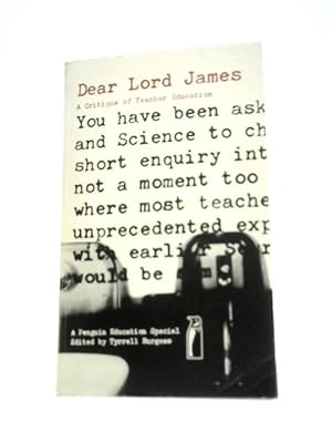 Seller image for Dear Lord James (Penguin Education Specials) for sale by World of Rare Books