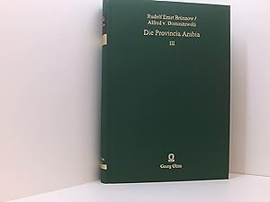 Bild des Verkufers fr Die Provinicia Arabia III (Provincia Arabia) zum Verkauf von Book Broker