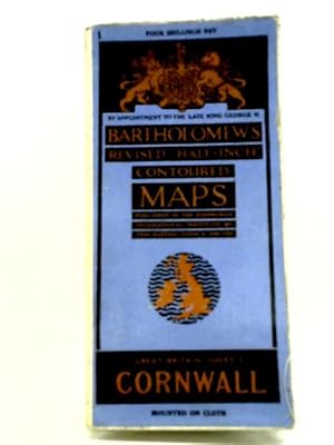 Bild des Verkufers fr Cornwall Sheet zum Verkauf von World of Rare Books