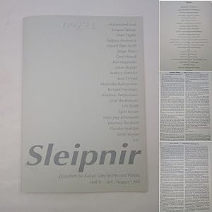 Bild des Verkufers fr Sleipnir. Heft 4 Juli / August 1995 zum Verkauf von Galerie fr gegenstndliche Kunst