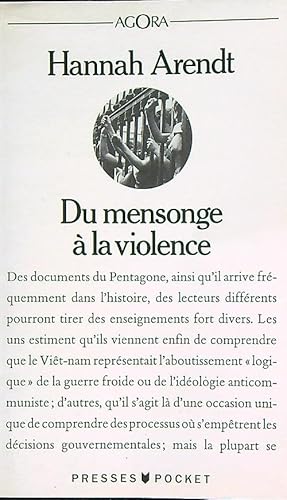 Seller image for Du mensonge a' la violence for sale by Librodifaccia