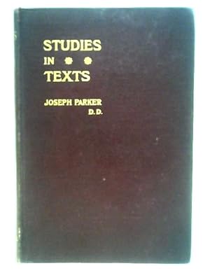 Seller image for Studies in Texts: For Family, Church, and School Vol V. for sale by World of Rare Books