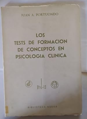 Imagen del vendedor de Los test de formacin de conceptos en psicologa clnica. a la venta por La Leona LibreRa