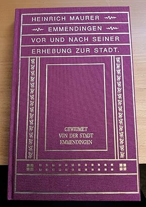 Bild des Verkufers fr Emmendingen vor und nach seiner Erhebung zur Stadt zum Verkauf von Bcherwelt Wagenstadt