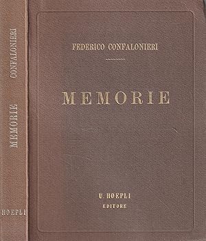Immagine del venditore per Memorie venduto da Messinissa libri