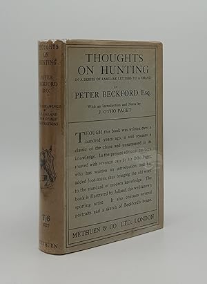 Seller image for THOUGHTS ON HUNTING for sale by Rothwell & Dunworth (ABA, ILAB)