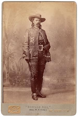 "Buffalo Bill," (Hon. W. F. Cody). [Cabinet Card]